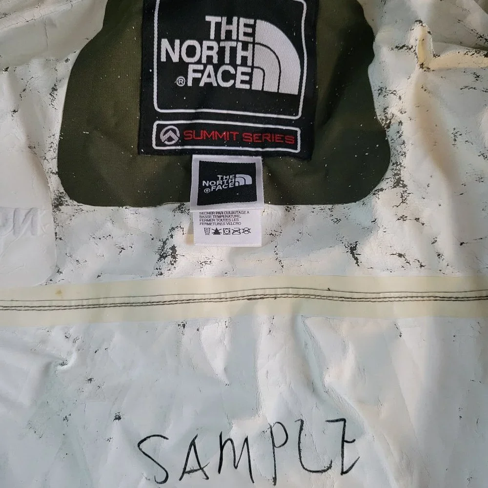 The North Face Summit Series Shell Water Jacket Olive Green Sample Size Medium - Picture 7 of 9